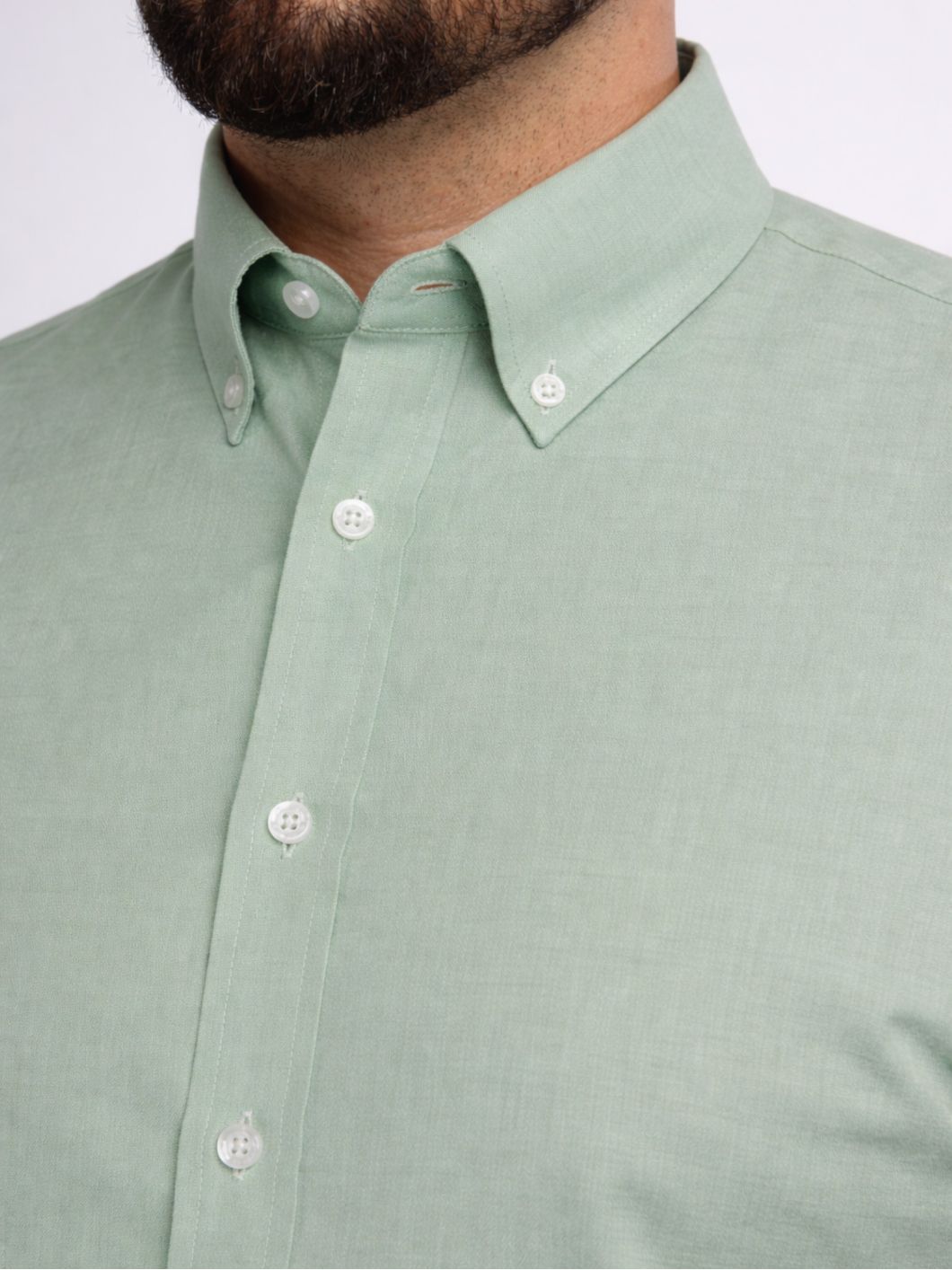 Chemisette Faux-Uni Zack Grande Taille Verte