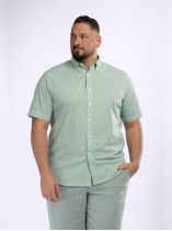 Chemisette Faux-Uni Zack Grande Taille Verte