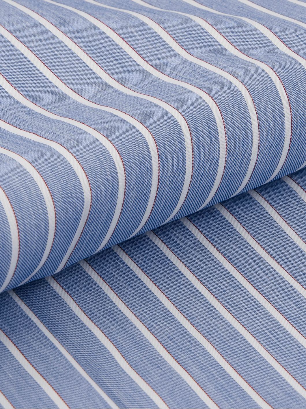 Chemisette à Rayures Greg Grande Taille Marine et Blanche