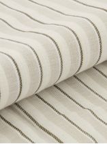 Chemisette Rayée Gianni Grande Taille Beige et Ecrue