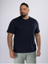 Tee-Shirt Uni Grande Taille Bleu Marine