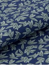 Chemisette Feuillages Gianni-Léo Grande Taille Bleue et Verte