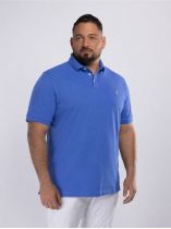 Polo Piqué Grande Taille Bleu