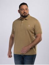 Polo Piqué Grande Taille Beige
