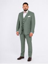 Veste de Costume Grande Taille Verte