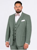 Veste de Costume Grande Taille Verte
