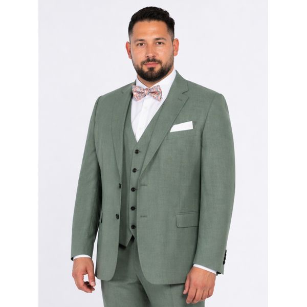 Veste de Costume Grande Taille Verte