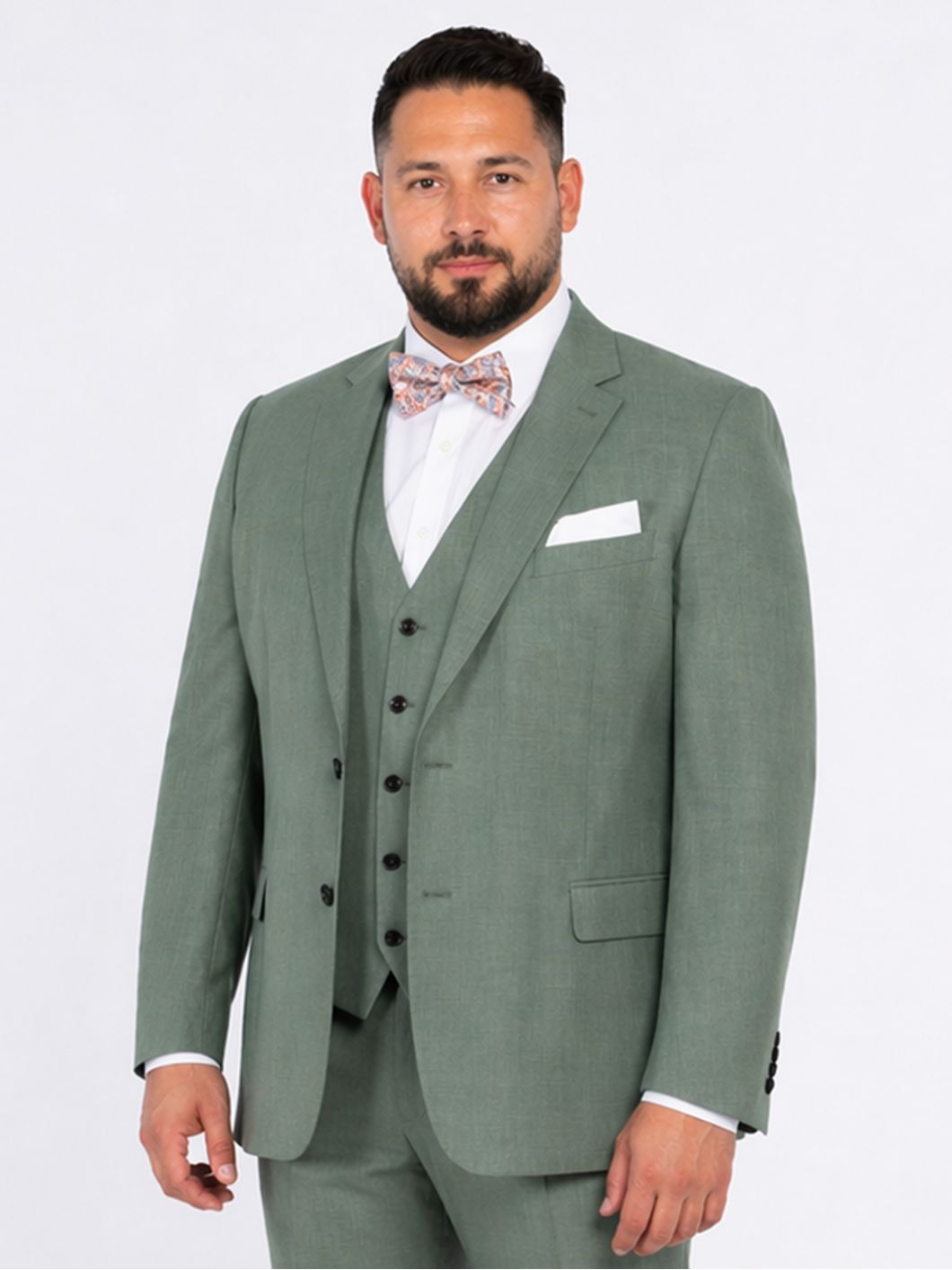 Veste de Costume Grande Taille Verte