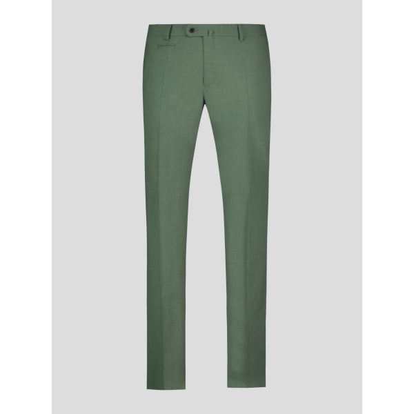 Costume Complet Vert Mélange Laine Grande Taille