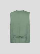 Gilet de Costume Grande Taille Vert