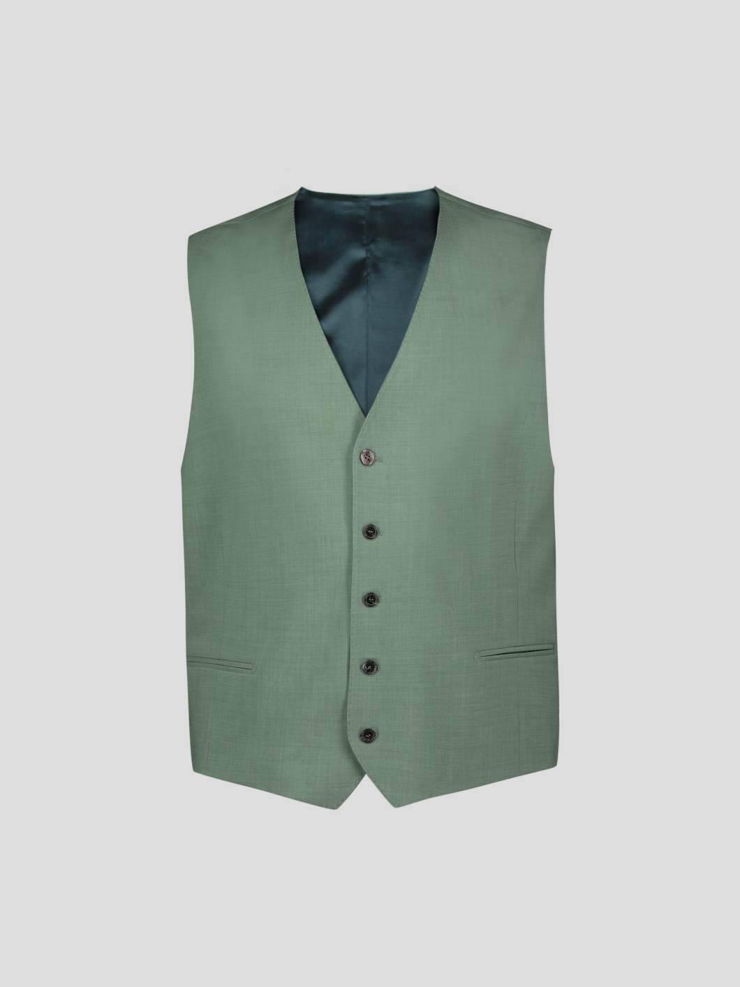 Gilet de Costume Grande Taille Vert