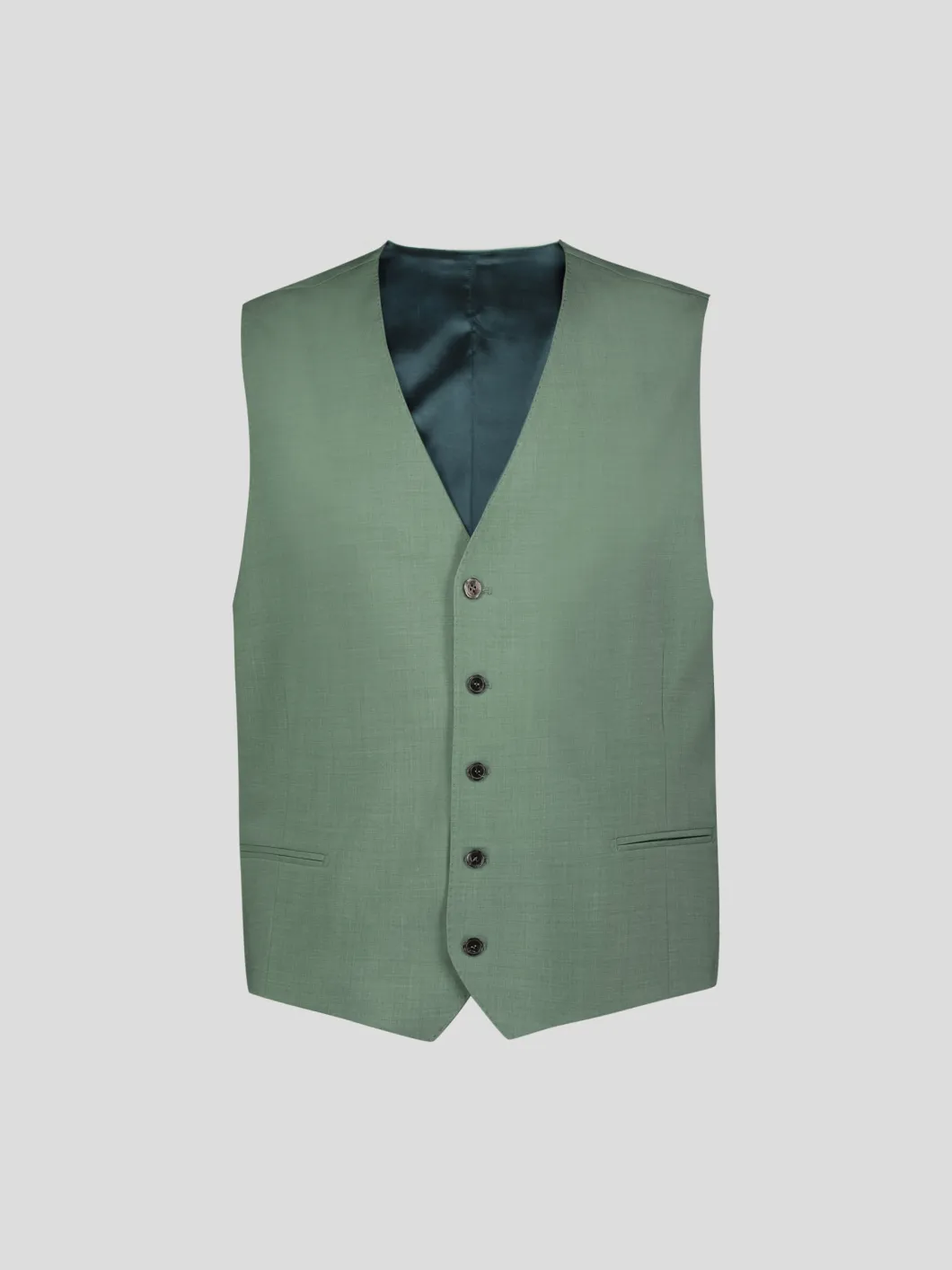 Gilet de Costume Grande Taille Vert