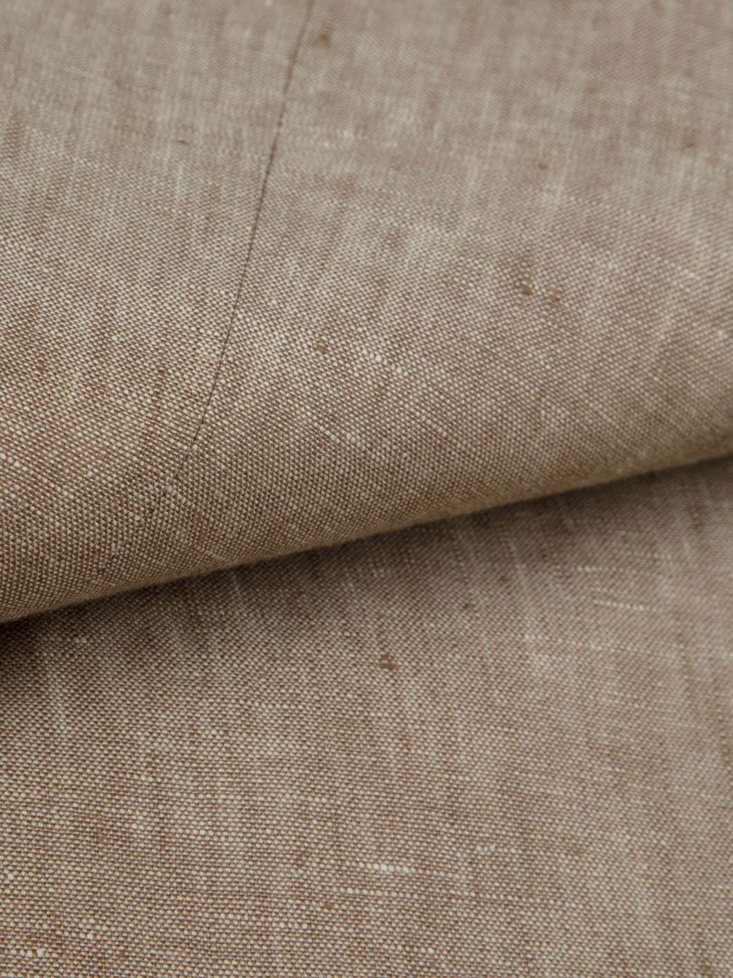 Veste de Costume en Lin Grande Taille Beige