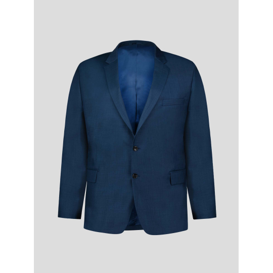 Veste de Costume Faux-Uni Grande Taille Bleu Indigo