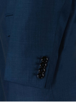 Veste de Costume Faux-Uni Grande Taille Bleu Indigo