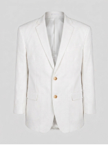 Veste Coton/Lin Grande Taille Blanche