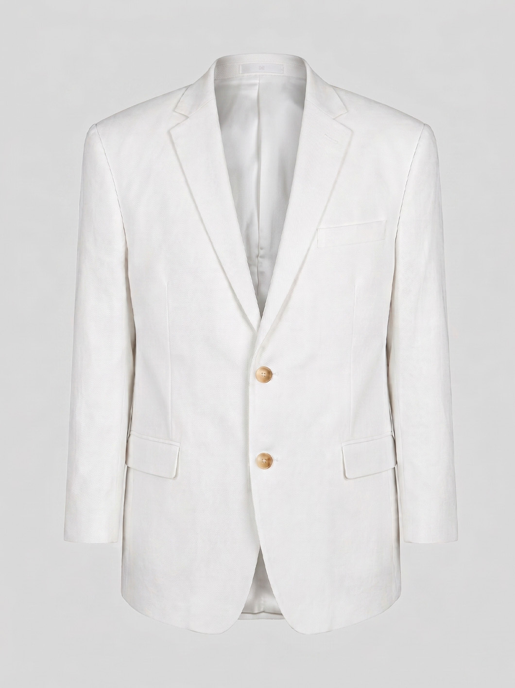 Veste Coton/Lin Grande Taille Blanche