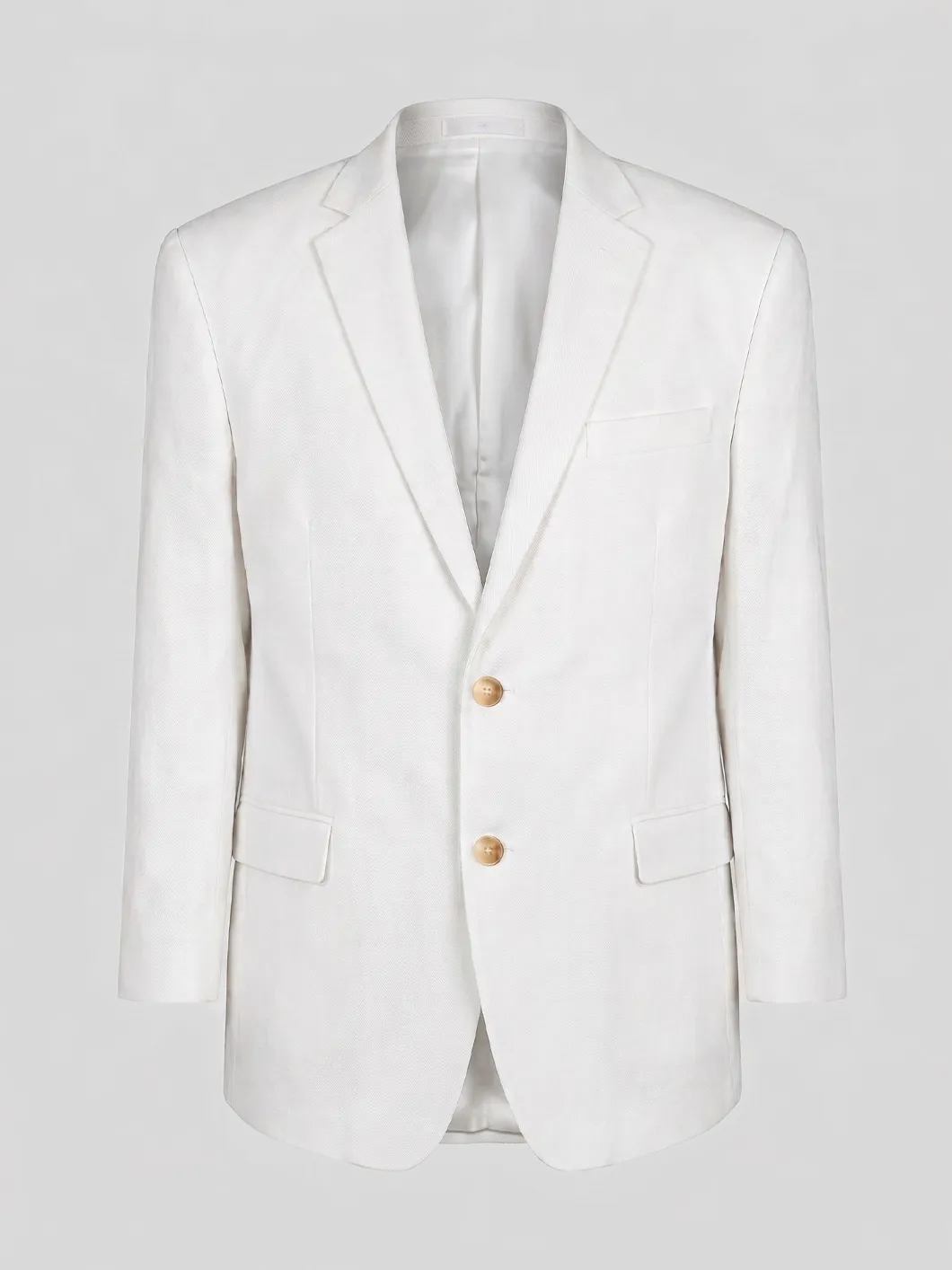 Veste Coton/Lin Grande Taille Blanche