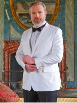 Veste Coton/Lin Grande Taille Blanche