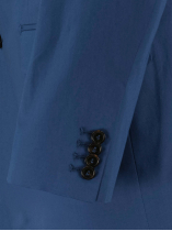 Veste de Costume Coton Grande Taille Bleue