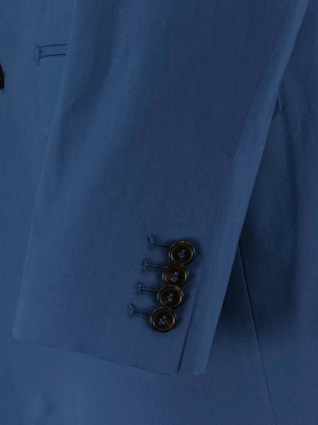 Veste de Costume Coton Grande Taille Bleue