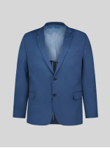 Veste de Costume Coton Grande Taille Bleue