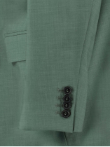 Veste de Costume Grande Taille Verte