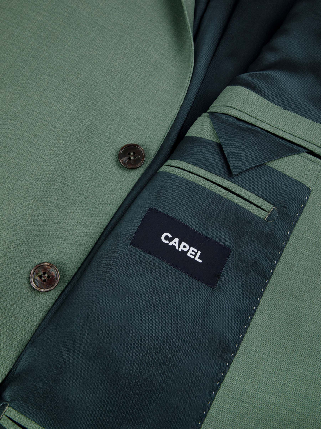 Veste de Costume Grande Taille Verte
