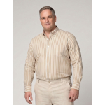 Chemise Rayée Ralph pour Homme Grand Beige et Blanche
