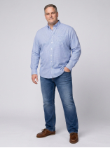 Chemise Vichy Ralph pour Homme Grand Bleue et Blanche