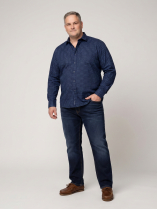Chemise Gianni Micro Motifs pour Homme Grand Marine