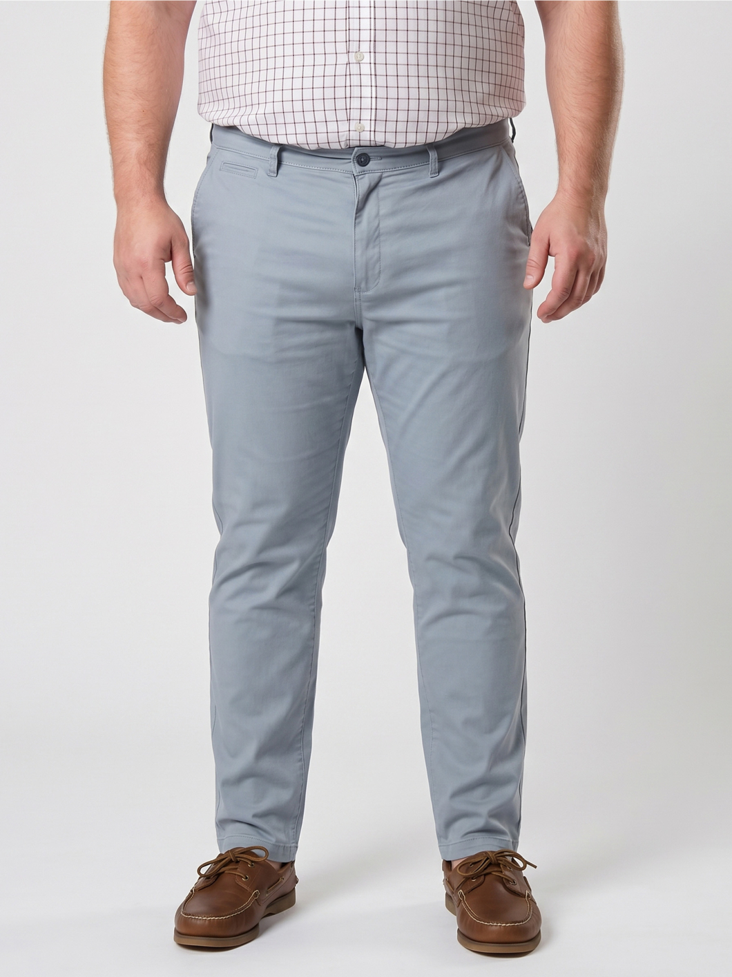 Pantalon Chino Alex Grande Taille Bleu
