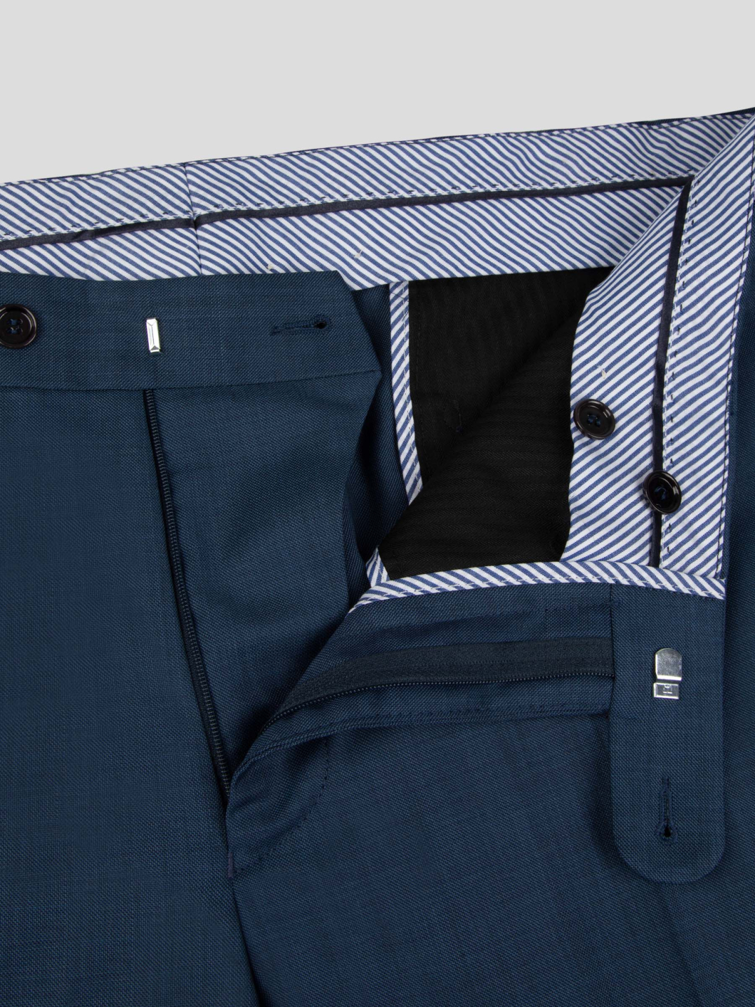 Pantalon de Costume Faux-Uni pour Homme Grand Bleu Indigo