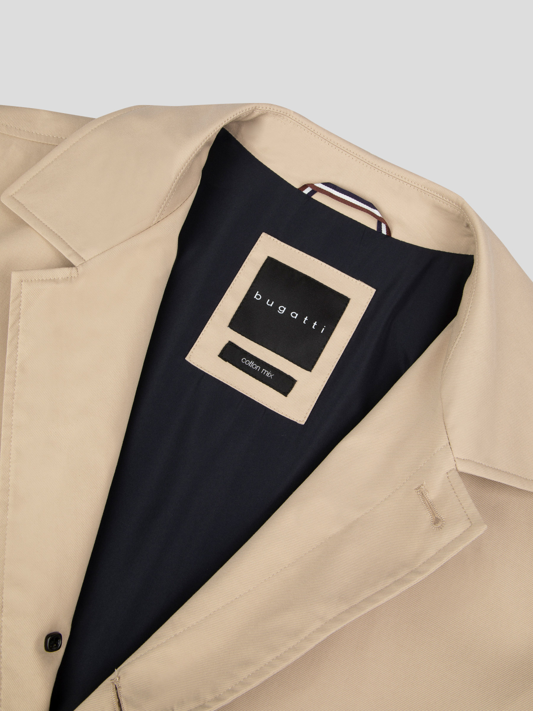 Imperméable Doublée Homme Grand Beige