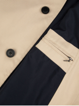 Imperméable Doublée Homme Grand Beige