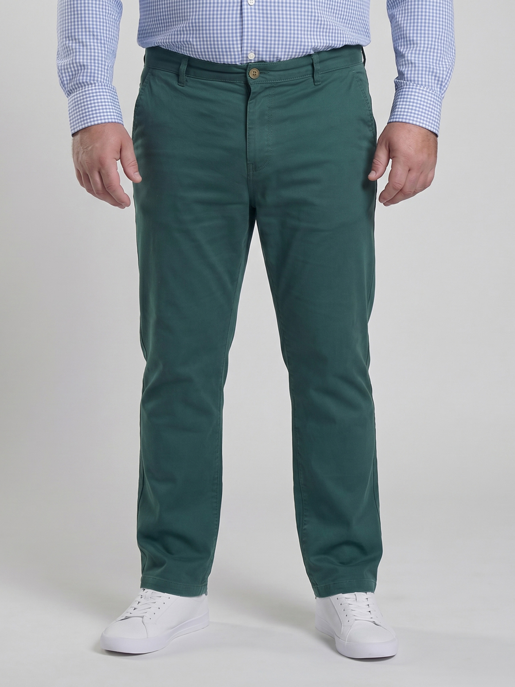 Chino Twill Grande Taille Vert