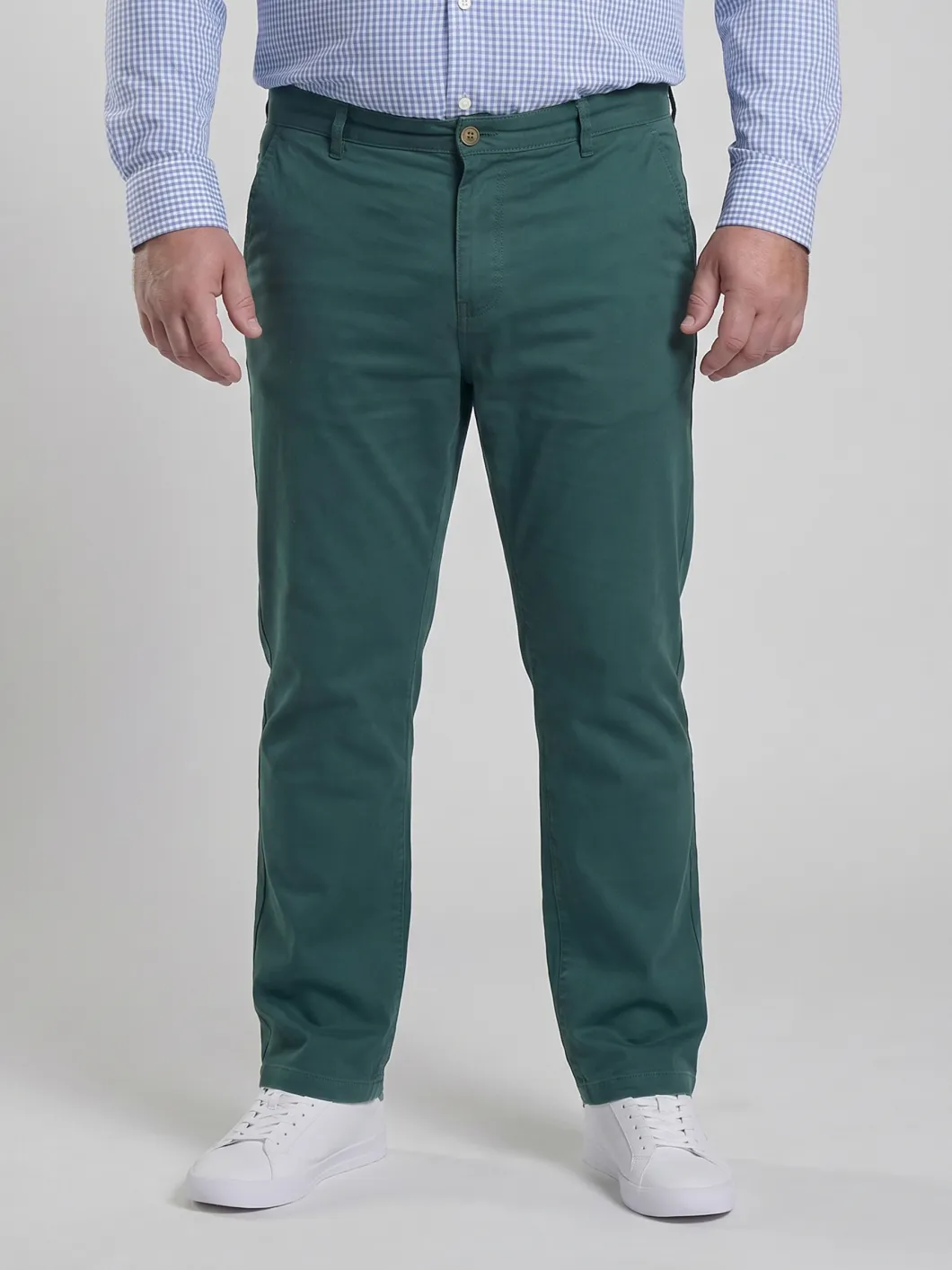 Chino Twill Grande Taille Vert