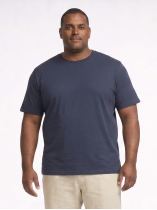 Tee-Shirt Jersey Grande Taille Marine