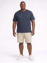 Tee-Shirt Jersey Grande Taille Marine