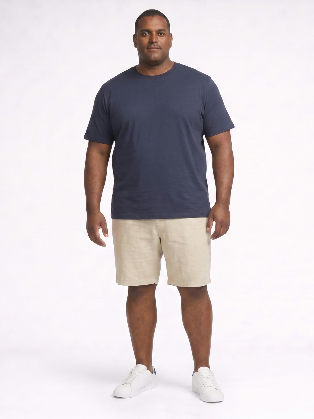 Tee-Shirt Jersey Grande Taille Marine