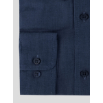 Chemise en Coton Unie Marine Capel Grande Taille