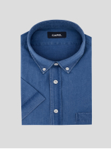 Chemisette Unie Indigo Grande Taille Capel