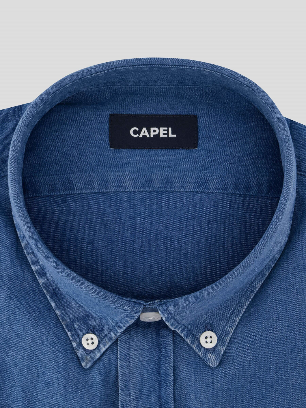 Chemisette Unie Indigo Grande Taille Capel