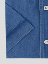 Chemisette Unie Indigo Grande Taille Capel