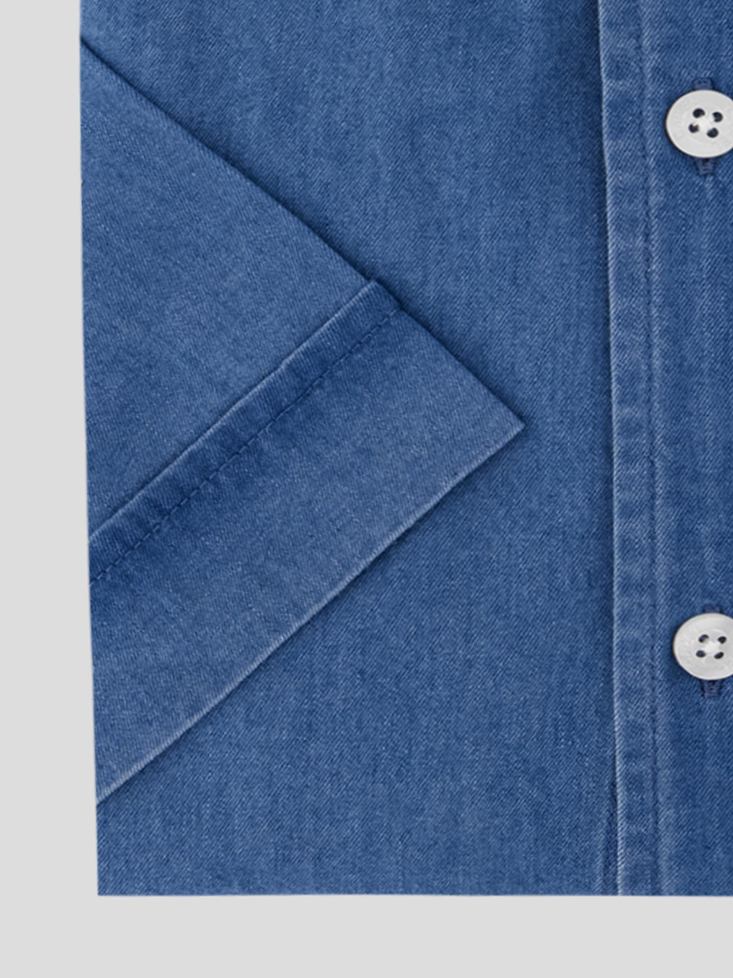 Chemisette Unie Indigo Grande Taille Capel