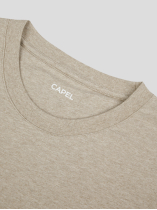 Tee-Shirt Uni Grande Taille Beige