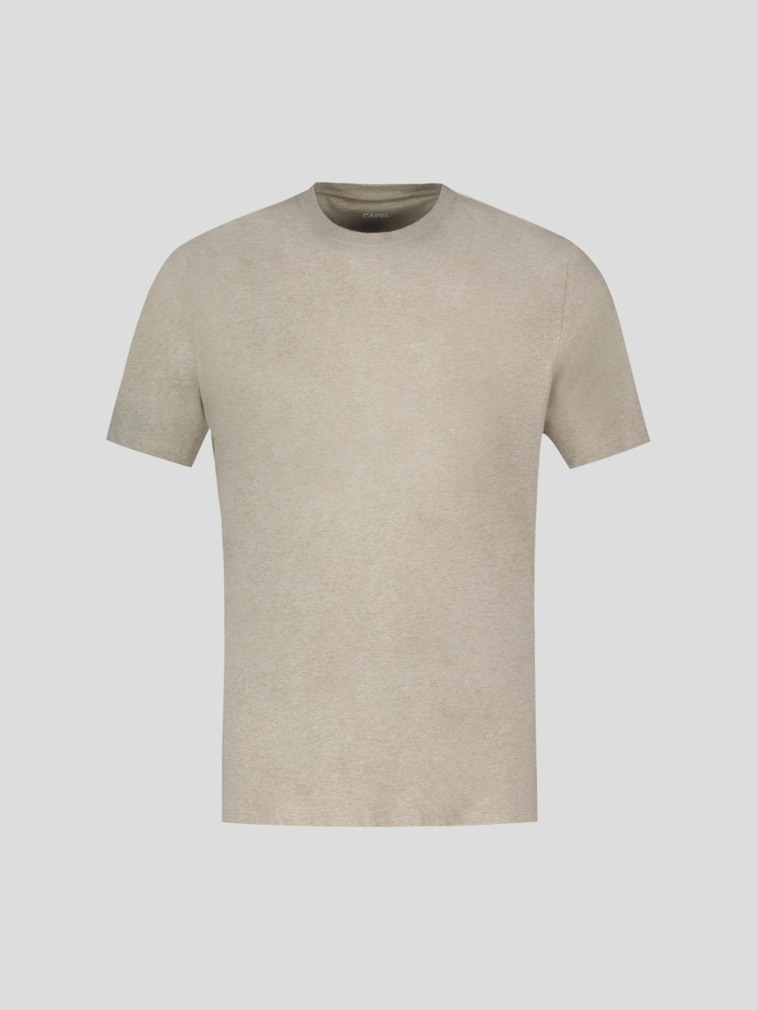 Tee-Shirt Uni Grande Taille Beige