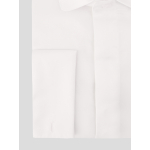 Chemise Col Cassé Double Retors César Grande Taille Blanche