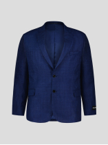 Veste Nattée Grande Taille Bleue