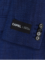 Veste Nattée Grande Taille Bleue